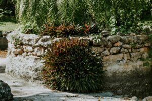 Welche Techniken helfen, um Steinmauern im Garten stabil und optisch ansprechend zu gestalten?